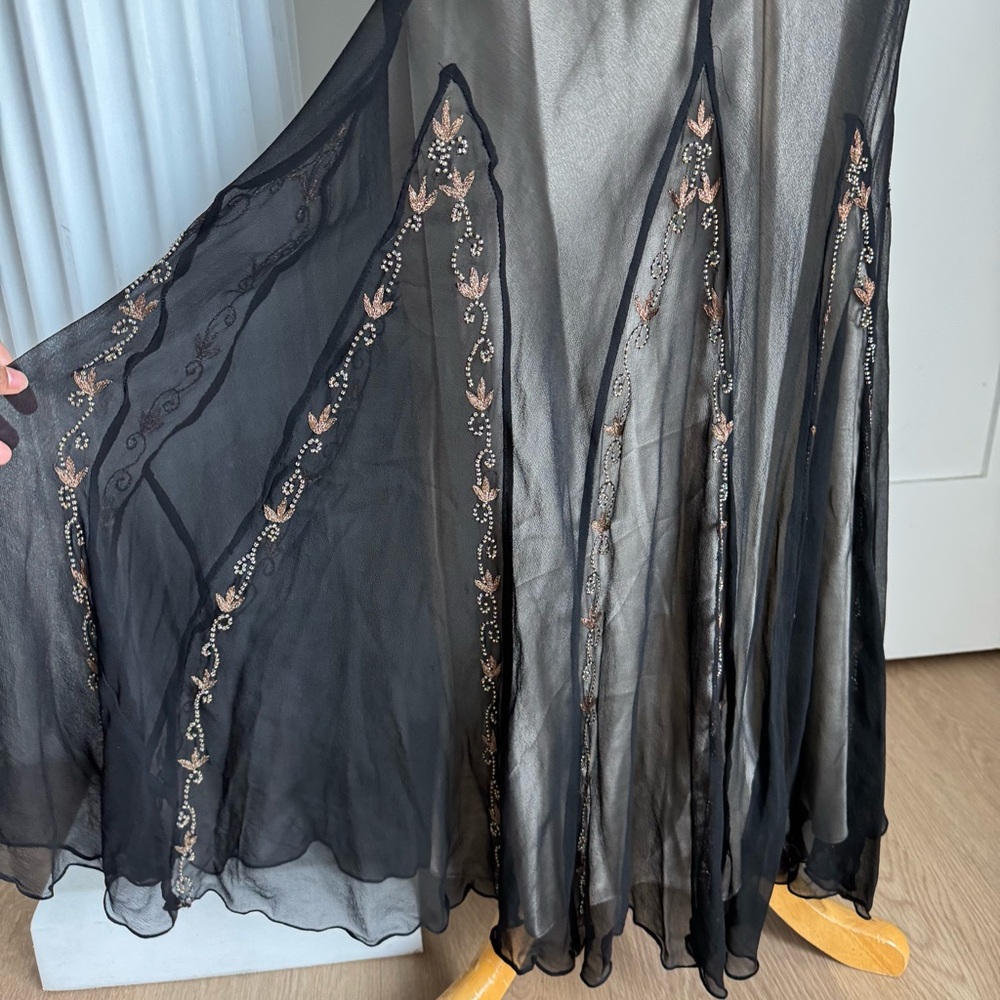 Caché Flapper Vintage Beaded Gown - Picture 6 of 8